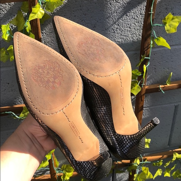 Silver snake high heels - Picture 4 of 4